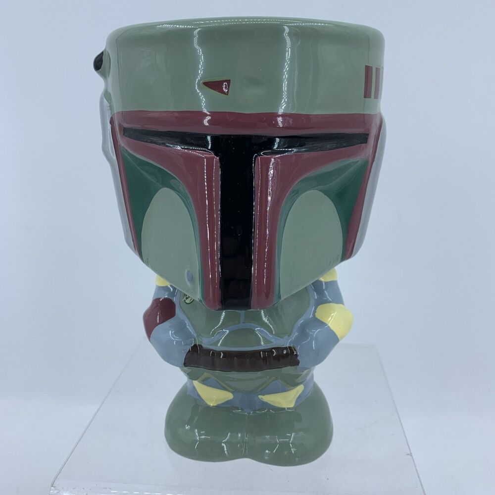 Boba Fett Mandalorian Star Wars Goblet Cup Mug Ceramic Bounty Hunter By Galerie‎